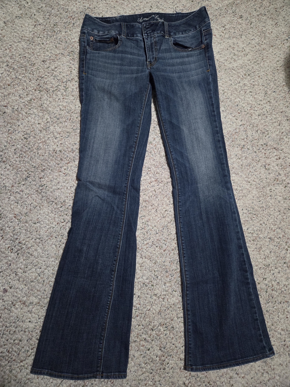 American Eagle Outfitters Dark Blue Flare Jeans